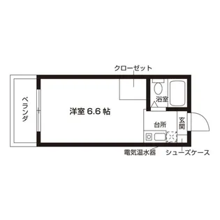 ビビッド原【3階】の間取り