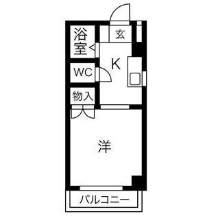 ホーメスト東山【2階】の間取り