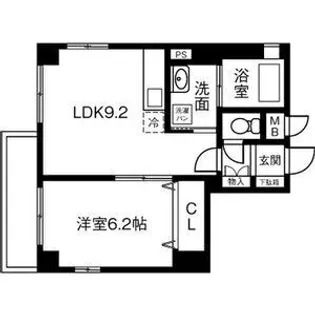 MACSビル【703号室】の間取り
