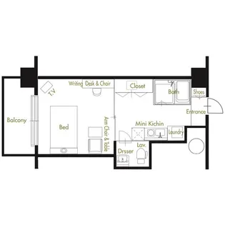 アトリアム吹上【508号室】の間取り