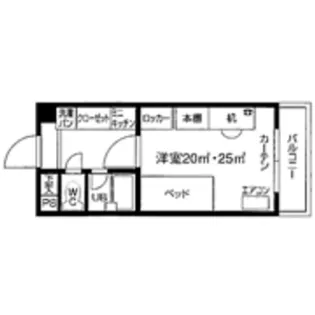 ドーミー名古屋【304号室】の間取り