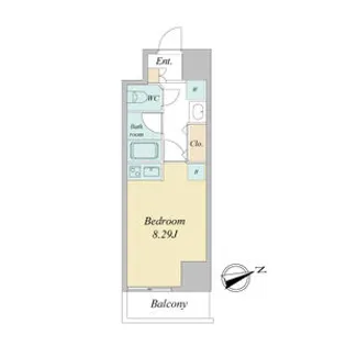 マリオン城西【7階】の間取り