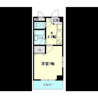 サンピア丸野【3階】の間取り
