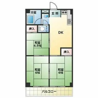 レジデンス喜多山【3階】の間取り