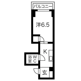 第二戸嶋屋ビル【4階】の間取り