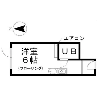 東カン名古屋キャステール【647号室】の間取り