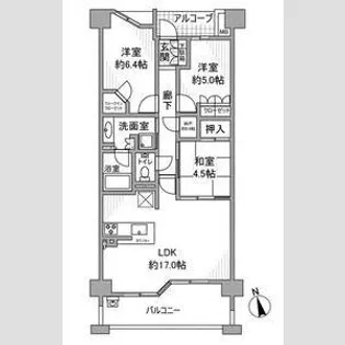 プラウド瑞穂日向町【2階】の間取り