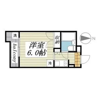 1Rの間取り画像