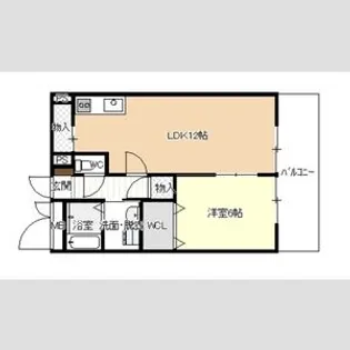 ラトレ・ユキ【00403号室】の間取り