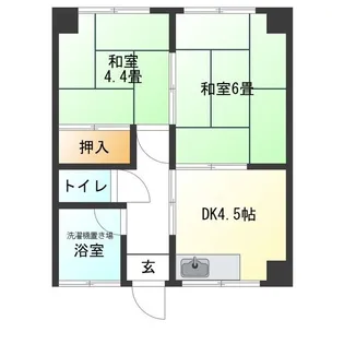 城北ビル【305号室】の間取り