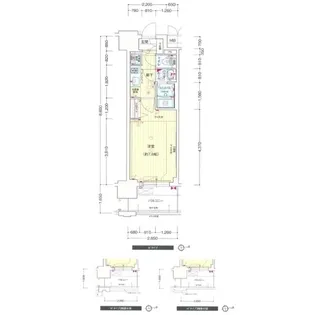 プレサンスジェネ千種内山【0604号室】の間取り