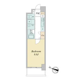 ルクレ大曾根【11階】の間取り