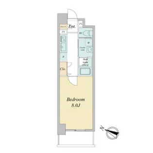 ルクレ大曾根【6階】の間取り