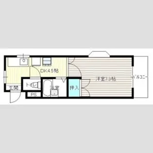 フローラル二瀬【3階】の間取り