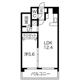 ドルチェ茶屋ヶ坂【1階】の間取り