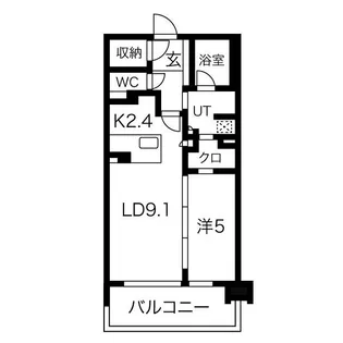 ローレルアイ名駅東【12階】の間取り