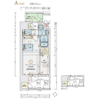 エステムコート名古屋セントリア【501号室】の間取り