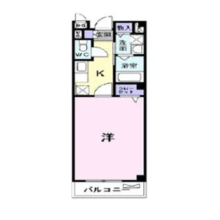 フィオーレ【203号室】の間取り