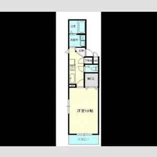 ルーセントハウスM【1階】の間取り