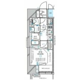 ディアレイシャス今池【801号室】の間取り