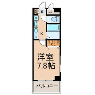 レジデンスTH浄心【2階】の間取り