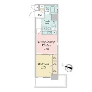 RIDGE大曾根【5階】の間取り