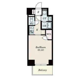 S-RESIDENCE上飯田West【1101号室】の間取り