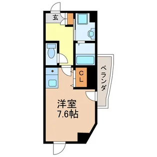 リエス上ノ宮【3階】の間取り