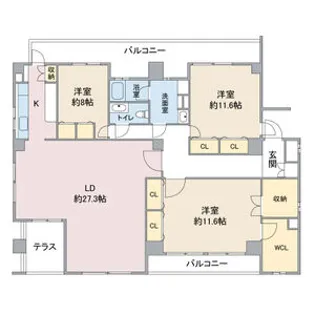 コンソロール1【1階】の間取り