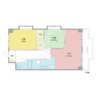 サンライズ入場【2階】の間取り