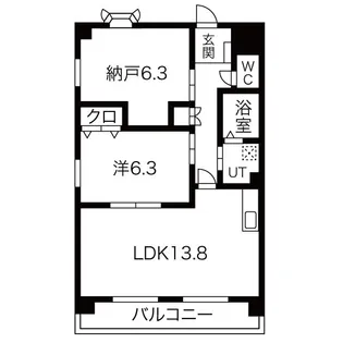 ドリームハイツ枇杷島【4階】の間取り
