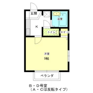 グレイス市場木【2階】の間取り
