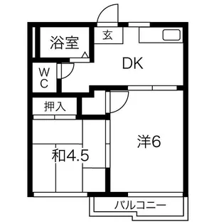 フォーブル渋谷【2階】の間取り