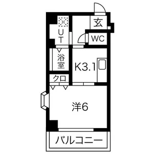 サンパティーク【5階】の間取り