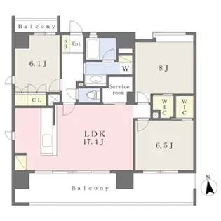 シュライン樹館【11階】の間取り