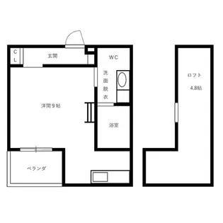 トレス【Ⅰ 105号室】の間取り