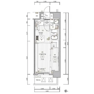 メイクスアート名駅南Ⅳ【10階】の間取り