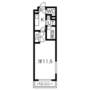 シティライフ本山東【3階】の間取り
