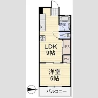 メゾン水野【2階】の間取り