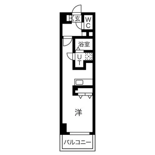 リナージュ佐古前【5階】の間取り