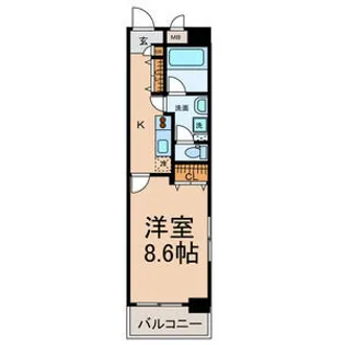 Enchante 泉【2階】の間取り