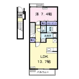 ベル シティー【2階】の間取り