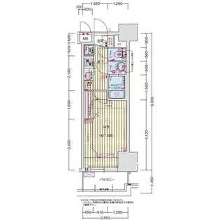 プレサンス上前津オレシア【0403号室】の間取り