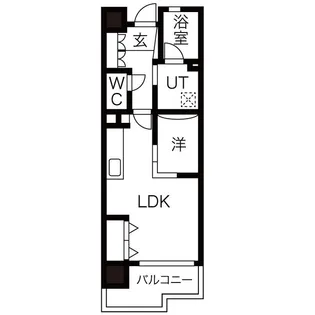 C.P.Pure1608【3階】の間取り