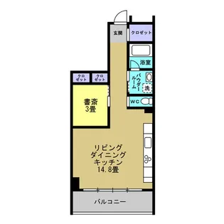 FLATS GAZERY(フラットガゼレイ)【405号室】の間取り