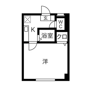 カミングビル【3階】の間取り
