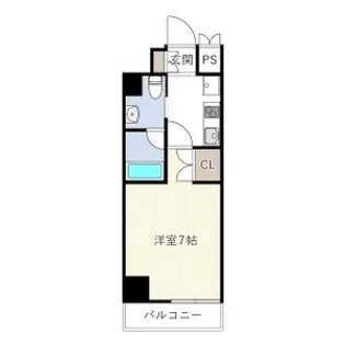 フローライト徳川【00401号室】の間取り