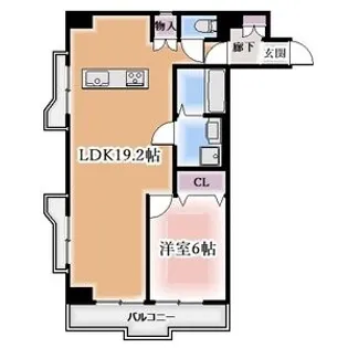 ライオンズマンション星ヶ丘【501(フルリノベーション)号室】の間取り