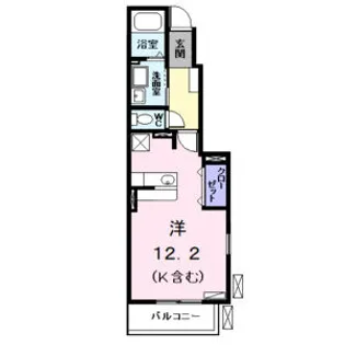 レッド・リーブスⅥ【1階】の間取り