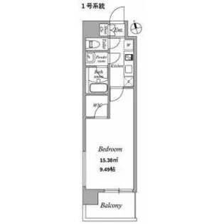 レジデンシア今池【7階】の間取り